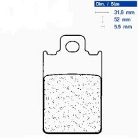 Brzdové destičky CARBONE LORRAINE 3004 SC